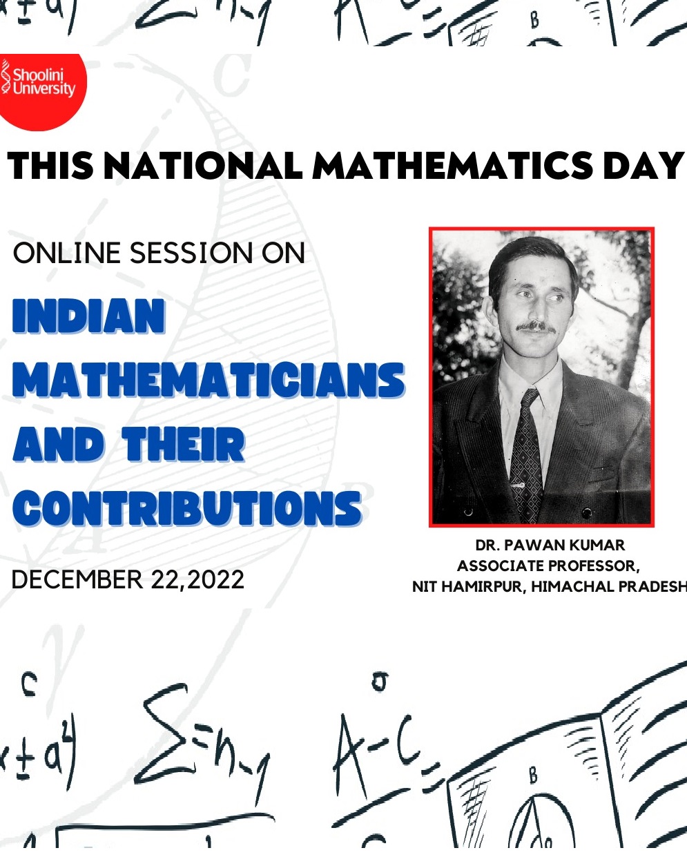 Celebrating National Mathematics Day